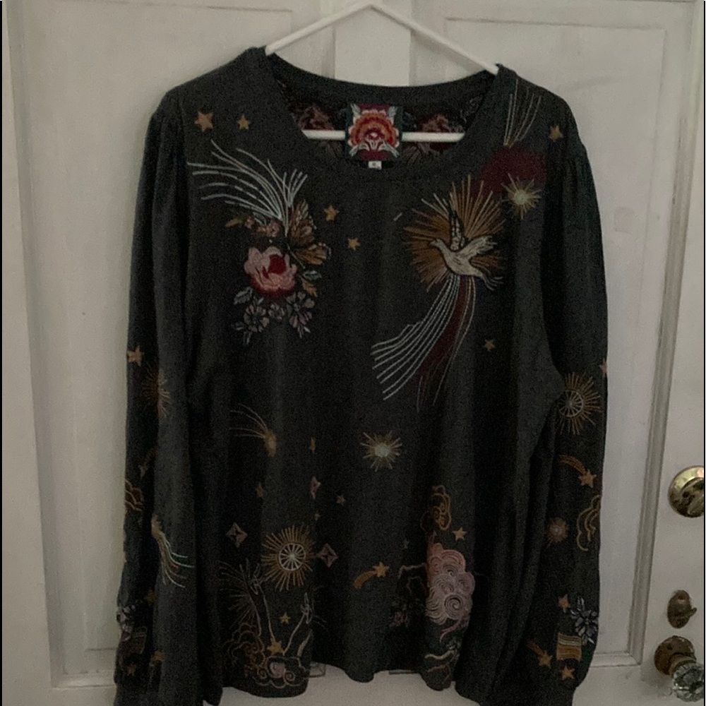 Johnny Was long sleeve top